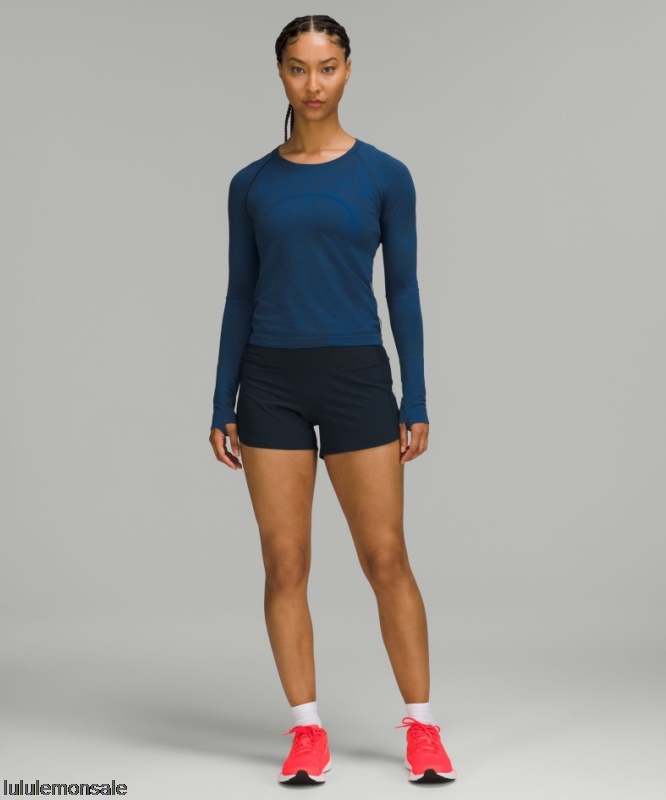 Lululemon Damen DELULU364 | Lululemon Deutschland True Navy Speed ​​Up Mid Rise Lined Short 4